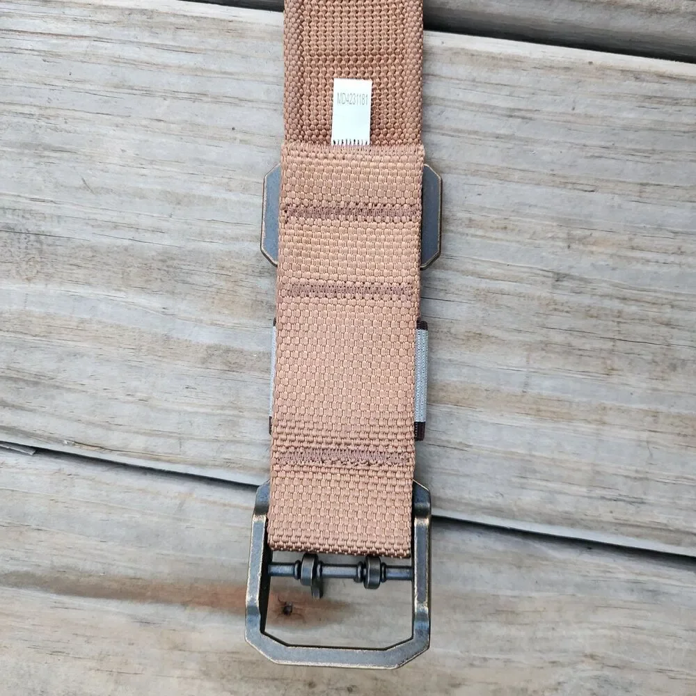 NWOT Carhartt Brown Dog Collar Nylon Reflective Wide 1.5